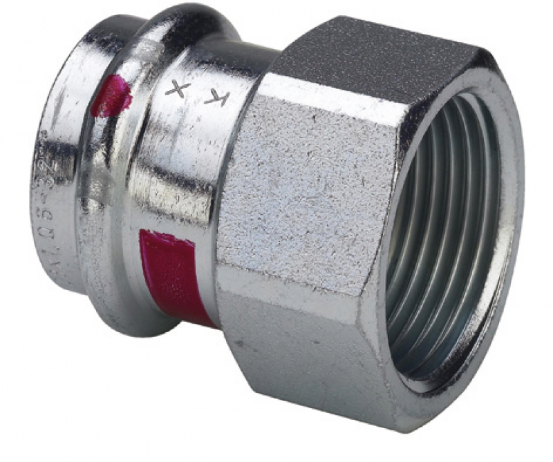RACC DROIT ACIER CARB F1/2X18