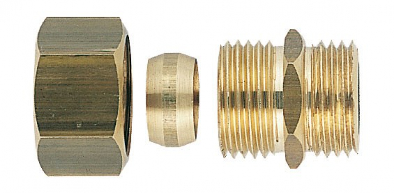 RACCORDS BICONE LAITON