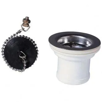 BONDE EVIER INOX D50 S/TROP PLEIN 30720404