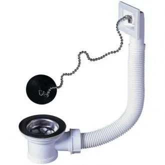 BONDE EVIER INOX D50 A/TROP PLEIN 30720403