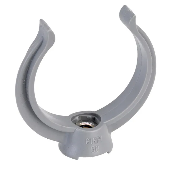 Lot de 5 colliers monobloc évacuation PVC Diam.40 mm