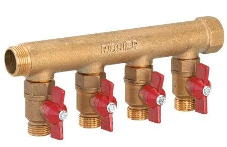 COLLECTEUR MF1" 3DEP.+VANNE 1/2 RIQUIER 06341