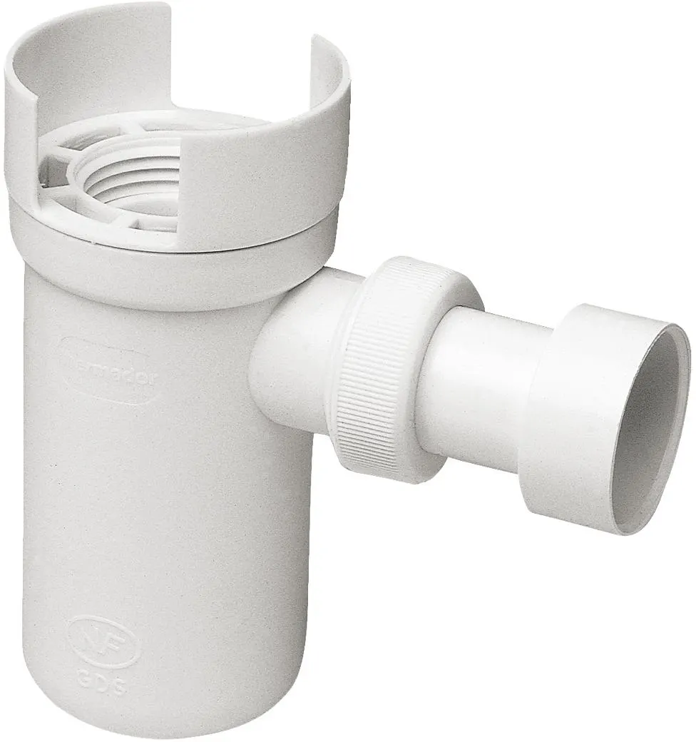 ENTONNOIR SIPHON 1" DN25 NF DRT/COUDE ZES26