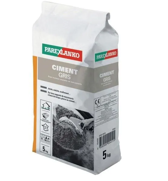 CIMENT GRIS -5KG- PAREX. 02837