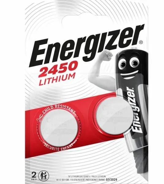 PILE LITHIUM 3V CR2450 -2- ENERGIZER E2450B2