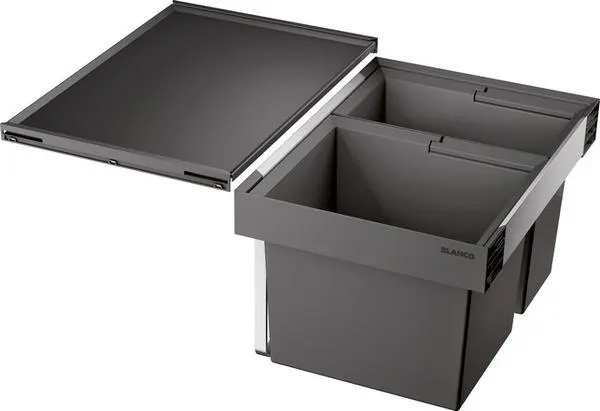 POUBELLE TRI BLANCOFLEXONII PLAST.NOIR 521471