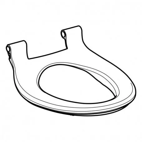 LUNETTE ABATTANT BLC/ALPIN 242179111