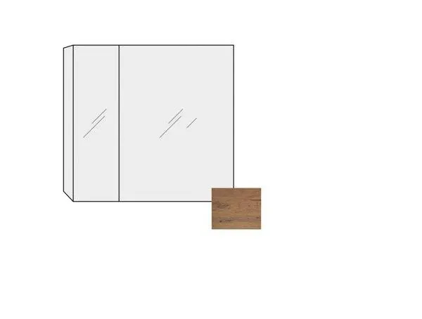 ARMOIRE TOIL.METRO.P.ASYM.70CMBOIS/CH.F SC908