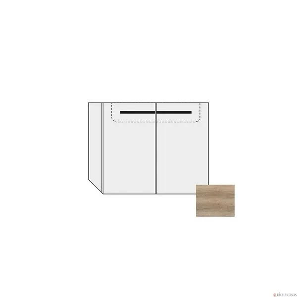 MEUBLE+PL/SPL.VASQ.METRO.2P.60 BOIS/VIN ENS