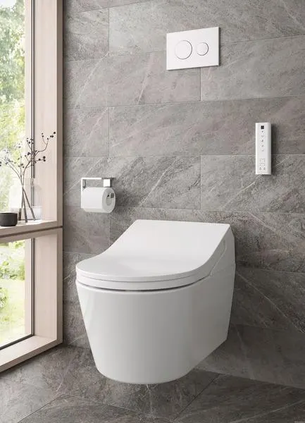 CUVETTE SUSP. + ABATTANT WASHLET RX -ENS