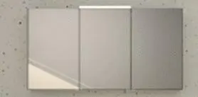 ARMOIRE TOIL.3P.GCH.UPCITY L120 COTES MIROIR