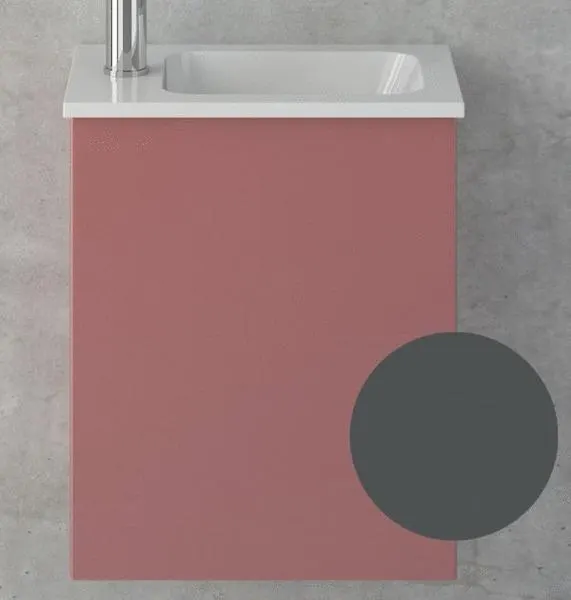 MEUBLE L/M UPCITY 40/1P CHAR/G GRIS.FONC.MAT
