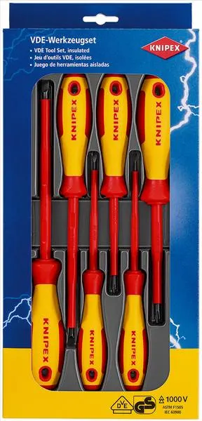 TOURNEVIS 1000V -SET DE 6- 002012V01