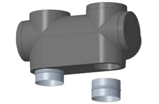 ADAPTATEUR VENTOUSE AEROMAX 5 VERT.MUR 296077