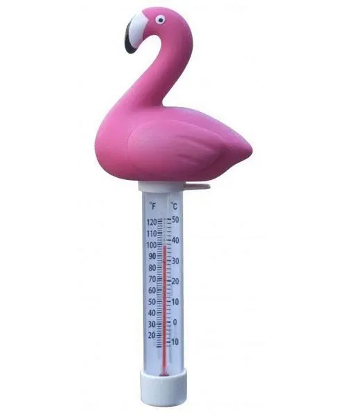 THERMOMETRE FLAMANT ROSE 046532F T528A