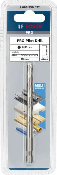 FORET CENTRAGE 6P.HSS-G 1/4 BOSCH 2609390592