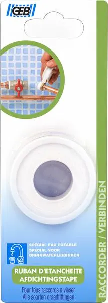 RUBAN PTFE STD 12MMX12MX0.075MM BLIST. 815143