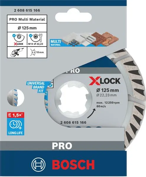 DISQUE DIAM.STD.UNIV.X-LOCK 125X2 2608615166