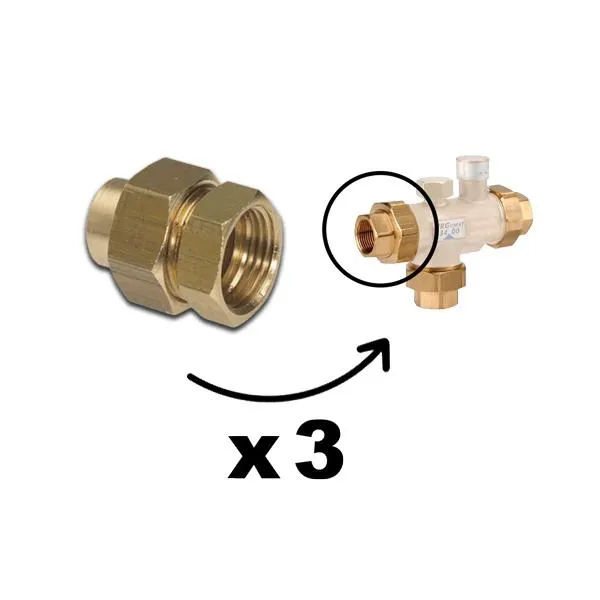 RACCORD BRONZE A VISS.1"1/2 -JEU 3- ZRBJRG40
