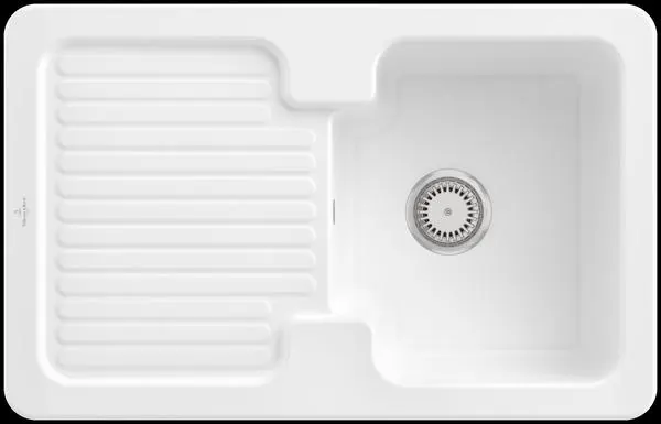 EVIER CONDOR45 80X51 BLANC BRILL. VB 674501R1
