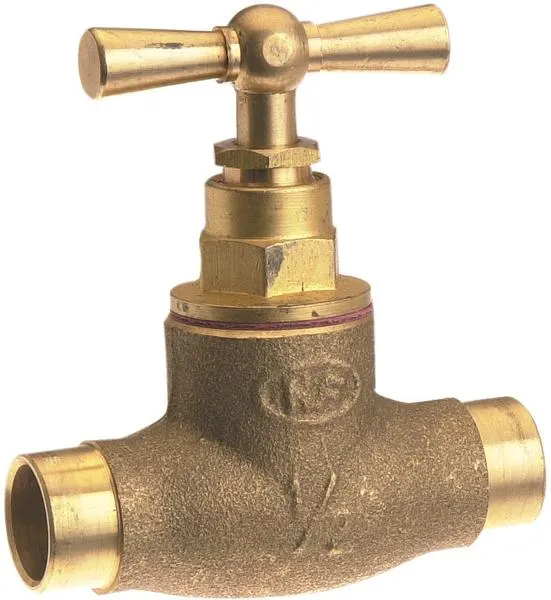 ROBINET ARRET A SOUDER BRUT 10X12