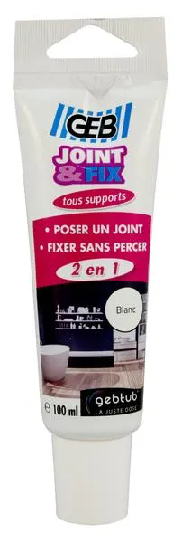 JOINT & FIX GEBTUB 2EN1 TUBE 100ML BLC 590615