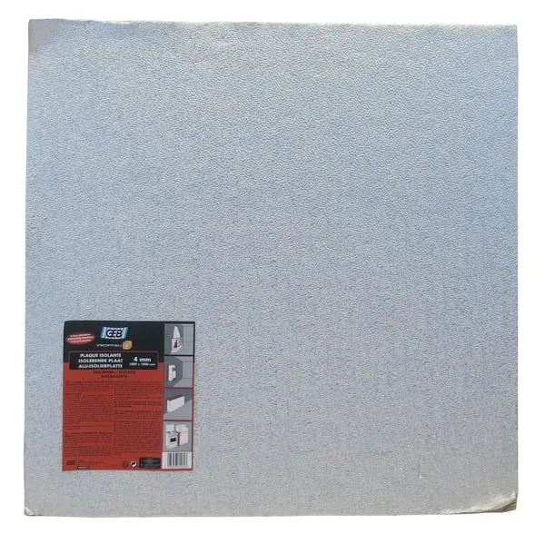 PLAQUE ISOLANTE 2FAC.ALU 1000X1000X4MM 860062