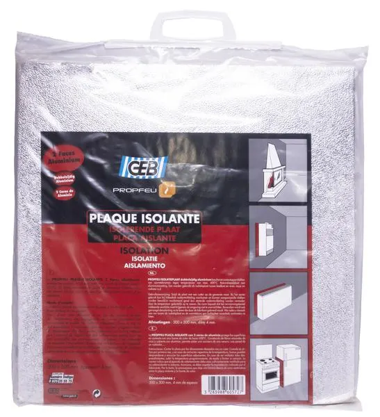 PLAQUE ISOLANTE 2FAC.ALU 500X500X4M 860572