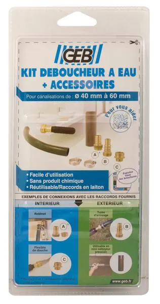 DEBOUCHEUR A EAU + ACC.40-60 KIT 875250