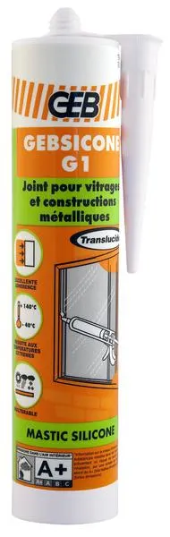 MASTIC GEBSICONE G1 TRANSL-CART.310ML- 891251