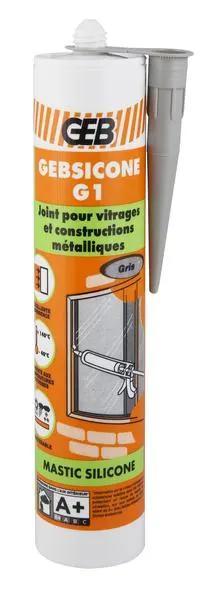 MASTIC GEBSICONE G1 GRIS -CART.310ML- 891253