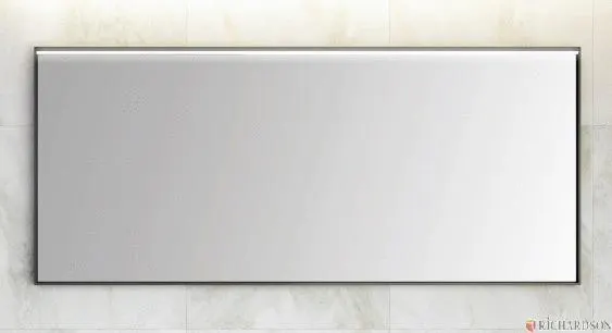 MIROIR LED 140X70 CAD.ALU/ANO. NOIR/MAT SC952
