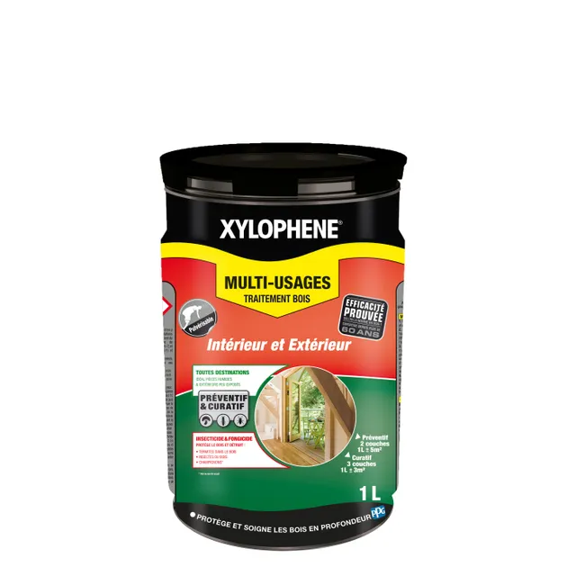 Image principale de Traitement bois multi-usages intérieur / extérieur 1 L - XYLOPHENE