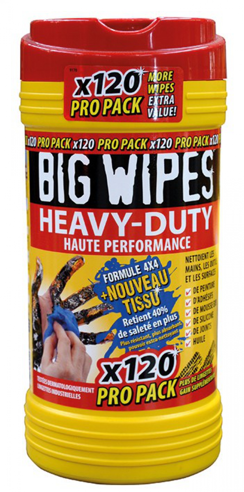 TUBE 120 LINGETTES INDUSTRIE