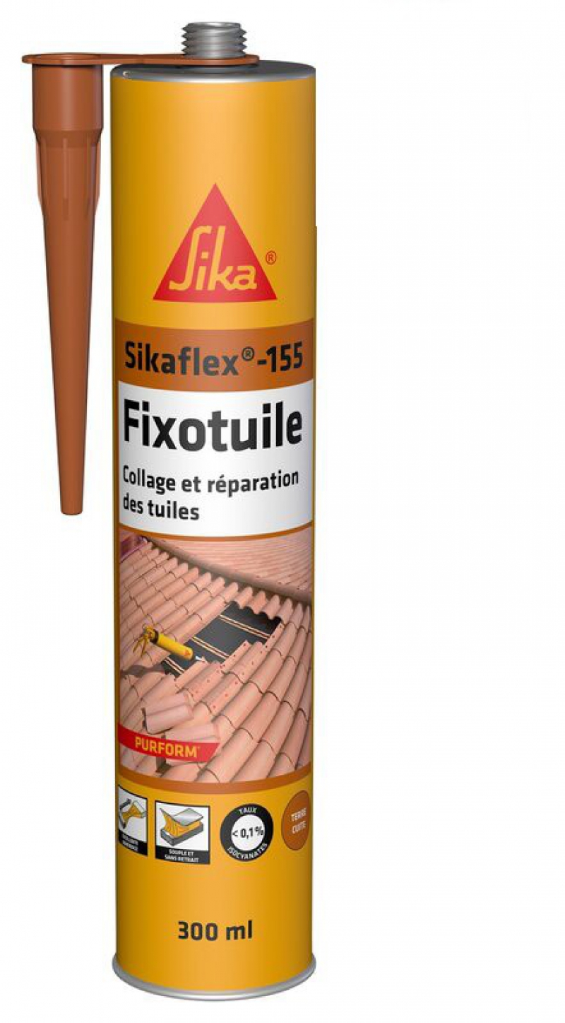Collage de tuiles "FIXOTUILE" consommation 50 à 80 ml/m2