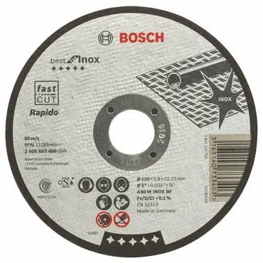 DISQUE INOX 230X2,5 BOSCH 2608603508