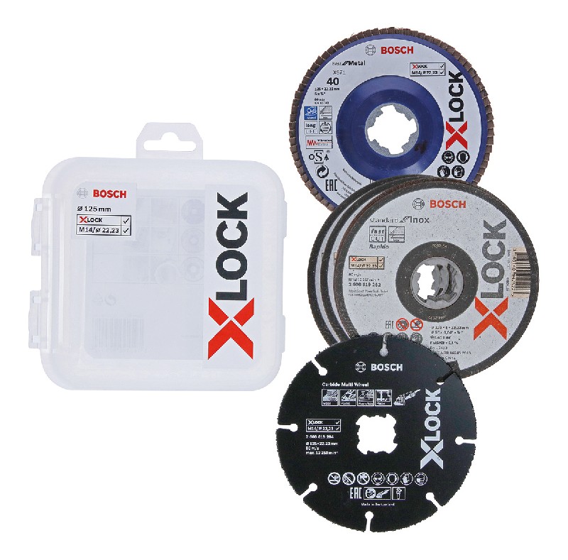 LOT 3 DISQUES X LOCK 125MM