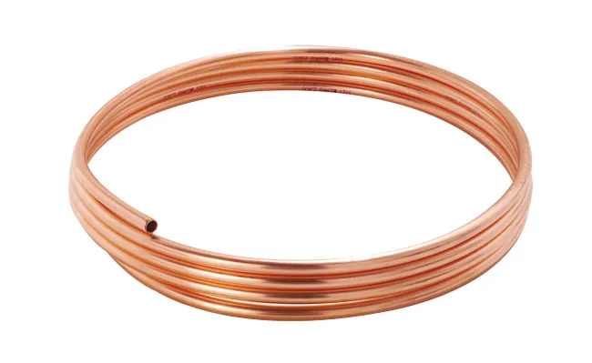 Tube cuivre recuit Diam.16 mm en couronne Long.10 m