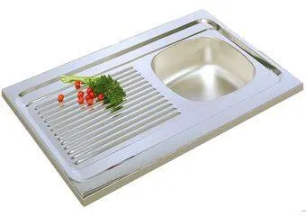 EVIER INOX 1C.A POS.80CM LISSE EPAZ080A01