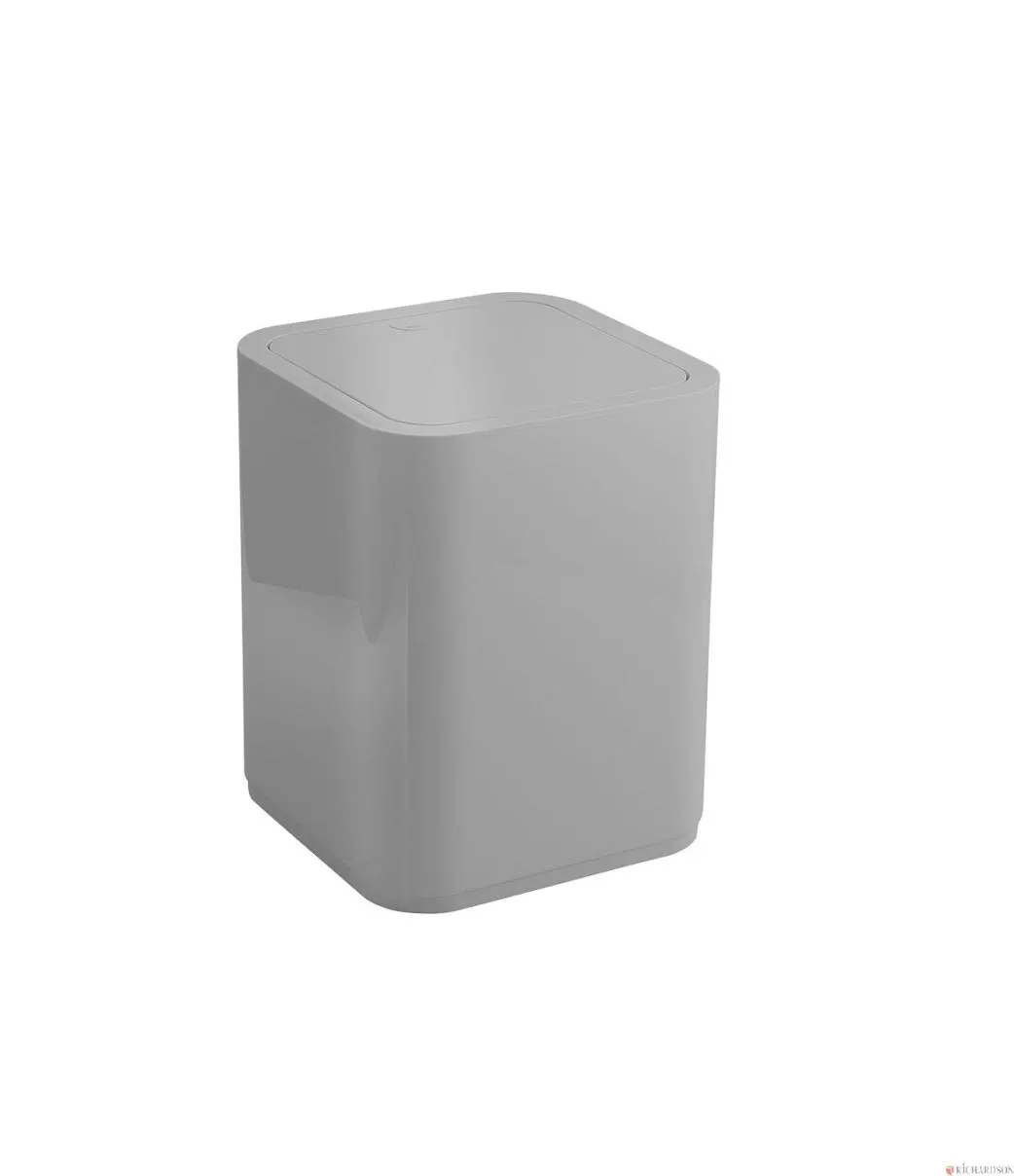 POUBELLE 8L SEVENTY GRIS GEDY 63090800