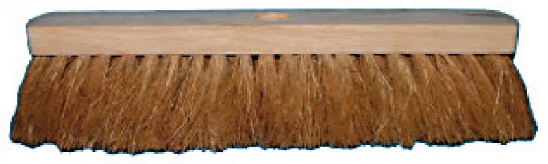 BALAI COCO PLAT 29CM SS DOUILL