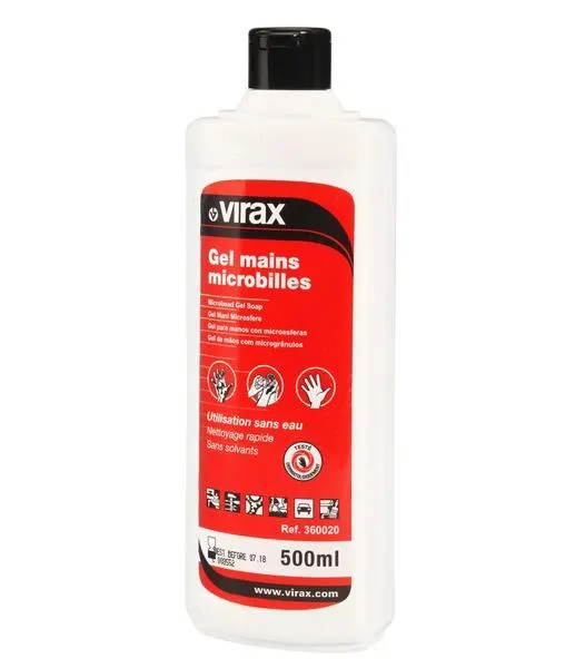 GEL MAINS MICROBILLES 500ML VIRAX 360020