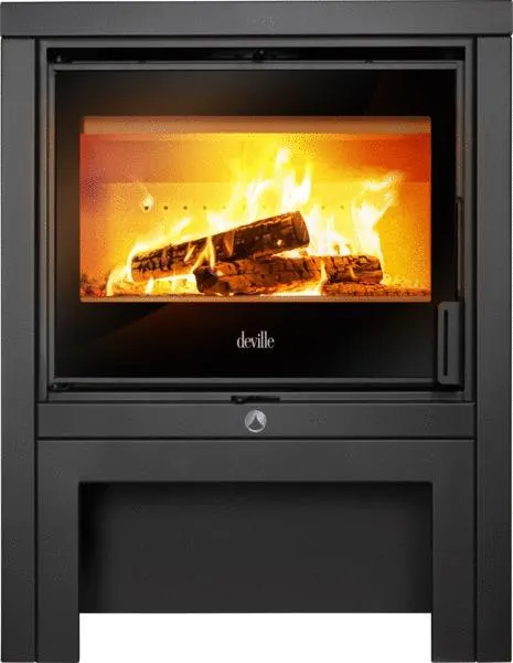 POELE A BOIS HAUT LEMAN 8KW C077BQ-06
