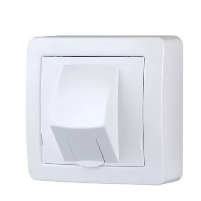 Image principale de Prise RJ45 complète saillie Schneider Electric Alréa blanc