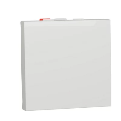 Interrupteur va-et-vient 2 modules Schneider Electric Unica Pro blanc