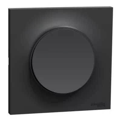 Interrupteur va-et-vient Schneider Electric Odace anthracite complet vendu par 5 pièces