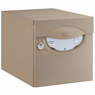 Boîte aux lettres 1 porte Decayeux Iguane Latté Ral 1019