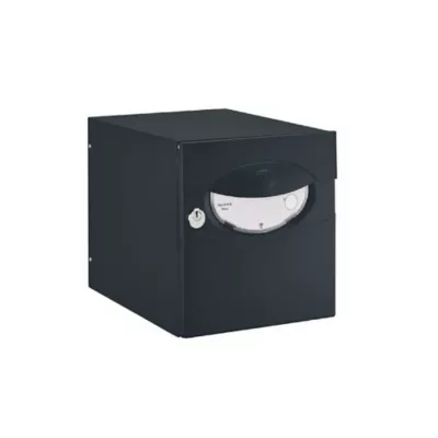 Boîte aux lettres 1 porte Decayeux Iguane Noir Ral 9005