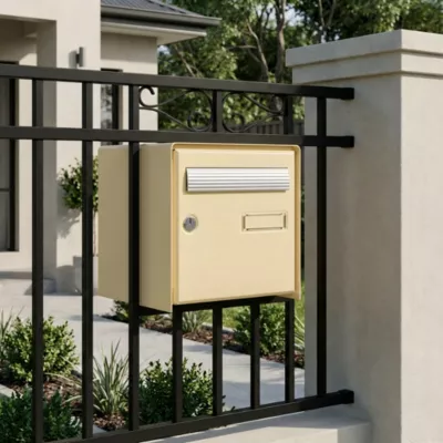 Boîte aux lettres 2 portes Diall Beige