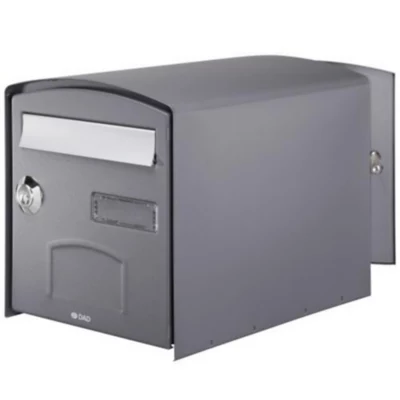 Boîte aux lettres 2 portes Decayeux Dôme Gris anthracite Ral 7016